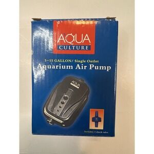 Aqua Culture 5 to 15 Gallon Single Outlet Aquarium Air Pump